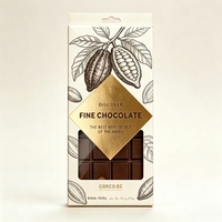 Boîte d'emballage de chocolat en carton recyclable de luxe avec logo personnalisé, boîtes luxueuses de chocolats avec logo personnalisé, boîte cadeau