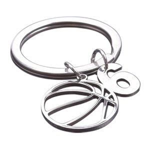 Llaveros de Baloncesto Huecos de Aleación de Zinc, a la Moda, Impermeables, de Alta Calidad, Recuerdos de Viaje, Adornos y Accesorios al por Mayor - Product Image 5