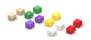 Conector de pines WAFER: WAFER XHB con pestillo DIP de 180 grados Blanco/Beige/Rojo/Verde/Amarillo/Morado 2P - Product Image 5