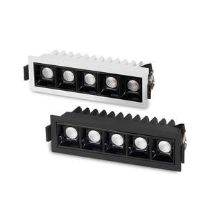 Nueva llegada diseño moderno 9W 12W 15W Cob empotrado LED aluminio Downlights parrilla Luz de techo para Hotel IP44 clasificado - Product Image 2