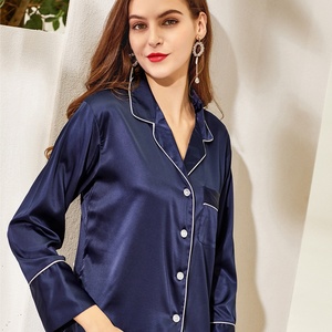 Fung 6001 Delle Donne Del Merletto Del Raso Degli Indumenti da Notte <span class=keywords><strong>Pigiama</strong></span> Set Signore <span class=keywords><strong>Sexy</strong></span> di Seta Degli Indumenti da Letto Vestito da Notte Chemise De Nuit Notte - Product Image 3