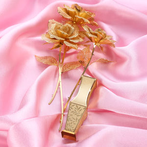 <span class=keywords><strong>Piececool</strong></span> Golden Rose Puzzle <span class=keywords><strong>3D</strong></span> en métal, modèle éducatif à construire soi-même, collectionnable, décoratif, avec fonctions lumineuses et mobiles, pour les 14 ans et plus - Product Image 4