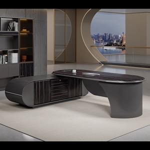 Sang trọng CEO quản lý văn phòng bảng giá cao MDF Ông Chủ bàn với vật liệu thép cung cấp từ Trung Quốc cho điều hành nội thất văn phòng - Product Image 6