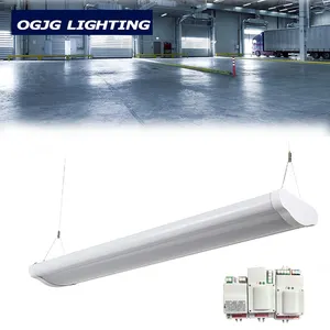 OGJG 80W 120W 240W סדנא טרקלין תלוי עמעום LED 8ft גוף תאורה 8 רגל מפרץ גבוה ליניארי