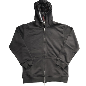 <span class=keywords><strong>Felpa</strong></span> con Cappuccio Unisex in Cotone Premium 100% Streetwear a Quadri Invernale Casual con Logo Ricamato del Designer - Product Image 4