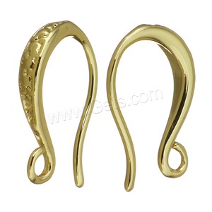 Brass DIY bông tai Phụ kiện 2.5x14x10mm tai móc móc với vòng lặp đồ trang sức phát hiện & linh kiện - Product Image 5