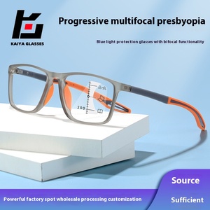 TR90 Sports Progressive HD Anti-Blue Light <span class=keywords><strong>Gafas</strong></span> de lectura Nuevo de doble propósito Multi-Focus al por mayor - Product Image 2