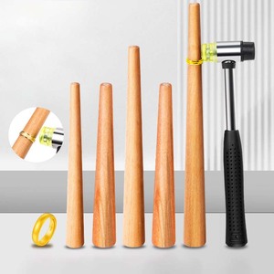 Varilla de madera maciza para dar forma a anillos, ajustador de oro y plata, corrector para reparación de deformaciones bucales, herramientas y equipos de joyería para redondear. - Product Image 1