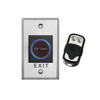 OUTUS - Botón de Salida Infrarrojo Moderno con Liberación por Presión, de Metal, para Puerta, para Sistema de Control de Acceso en Villas
