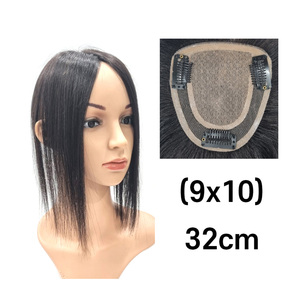 Peluca de cabello humano coreano premium hecha a mano en Corea (9x10) - 12 pulgadas, calidad de salón, textura lisa y natural. - Product Image 3