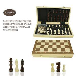 Set di <span class=keywords><strong>scacchi</strong></span> magnetici in legno da 15 ''scacchiera pieghevole pezzi di <span class=keywords><strong>scacchi</strong></span> slot di stoccaggio Set di <span class=keywords><strong>scacchi</strong></span> <span class=keywords><strong>per</strong></span> <span class=keywords><strong>principianti</strong></span> bambini adulti - Product Image 4