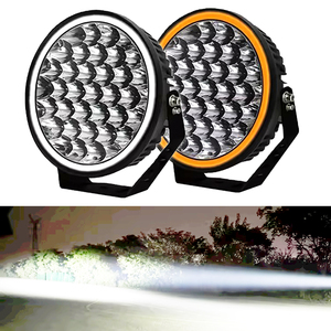 Luz de Trabajo <span class=keywords><strong>LED</strong></span> de 9 Pulgadas con Certificación Emark, 9-36V, Lámpara <span class=keywords><strong>Antiniebla</strong></span> Todoterreno, Luz Auxiliar de Conducción <span class=keywords><strong>LED</strong></span> de 9'' para Jeep y Camioneta - Product Image 3