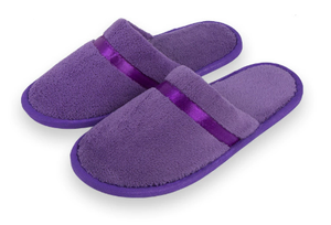 Pantuflas Desechables Antideslizantes y Gruesas de Felpa Coral con Cinta de Alta Gama para Huéspedes de Hoteles, Alojamientos y Salones de Belleza - Product Image 6