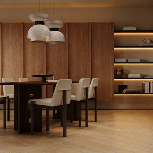 BOSNiE Credenza Moderna in Legno di Quercia Ecologica Impermeabile Armadio di Stoccaggio Buffet per Cucina e Soggiorno - Product Image 2