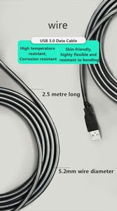 Módulo de cámara endoscópica veterinaria impermeable para médico veterinario, cámara endoscópica portátil USB - Product Image 5