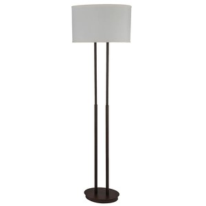 Lampe de sol d'angle moderne et contemporaine de luxe, corps en fer, source lumineuse LED homologuée UL, abat-jour en tissu, SpringHill Suites Marriott Hotels - Product Image 5