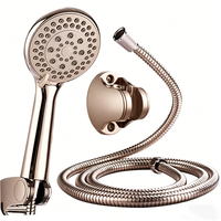 Pommeau de douche réglable pour salle de bain, pommeau de douche portatif à 5 modes, économiseur d'eau, accessoires de salle de bain, pommeau de douche haute pression