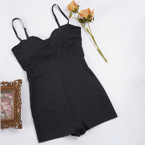 Built-in Bra Bodysuit Sexy Patchwork Knit Breathable Spandex/Polyester Short Shapewear <b>Square</b> Neck 220g Backless Sleeveless Yoga - Product Image 6