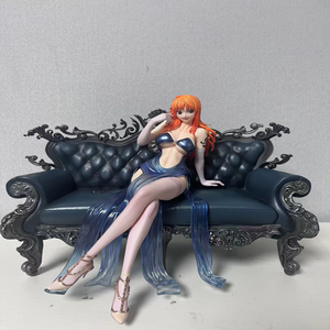 18cm sofá <span class=keywords><strong>Boa</strong></span> <span class=keywords><strong>Hancock</strong></span> Nami Figuras De One Pieced figuritas Anime juguete para colección adornos en caja - Product Image 2