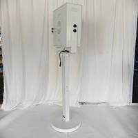 XINLEPAI 15.6 Inch Layar Sentuh Logam Persegi Photo Booth Portabel DSLR Selfie Kiosk Logo Kustom untuk Pesta Pernikahan