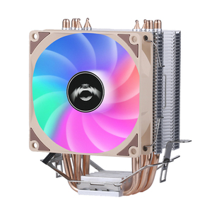 QiuzAim Desktop PC 4 Heat Pipe <span class=keywords><strong>CPU</strong></span> Air <span class=keywords><strong>Cooler</strong></span> silenzioso 90mm illuminato LED 2011x79 3/4pin X99 RGB stile 12V scatola di tensione nominale - Product Image 5