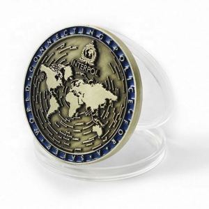 Custom Souvenir Gold/Silver/<b>Copper</b> Plated Soft Enamel Challenge <b>Coin</b> with Offset Printing Laser Engraving Custom Size Thickness - Product Image 4