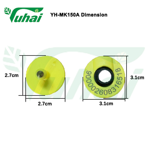 תגי אוזניים בקר אלקטרוניים עם רכיבי ליבה של tpu ו rfid ניהול משק דיגיטלי - Product Image 6