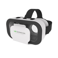 Casque VR SHINECON 3D VR Lunettes VR légères et réglables universelles sans casque pour jeux et films mobiles