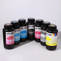 Encre UV DTF Commerciale à Bonne Adhérence, Effet Cristal Transparent, Matériau PET, Impression Numérique pour Tasses, Bouteilles, Coques de Téléphone, Autocollants
