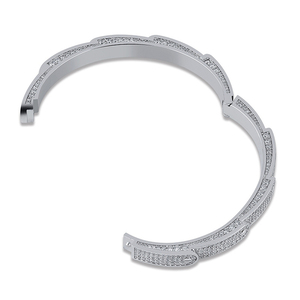 <span class=keywords><strong>Ristar</strong></span>-pulsera de cobre con diamantes de circonia cúbica chapada en oro, estilo Hip Hop, joyería nueva - Product Image 4