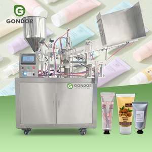 Hand Cream Ointment Seale <b>Tooth</b> Paste Italy <b>Paint</b> Cosmetic Toothpaste Aluminum Tube Fill Fold Seal Machine - Product Image 1