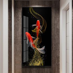 Peinture personnalisée, décoration moderne pour la maison, entrée, salon, peinture de paysage marin en diamant, peinture en porcelaine cristalline, art animalier, art mural - Product Image 4