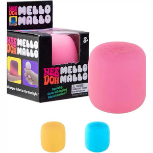 3-color Optional Silent Decompression and Light Changing Cylindrical Maltose Squeezing Ball Sensory Decompression Ball Toy - Product Image 1