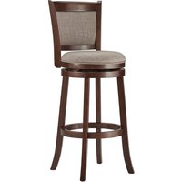 Tabourets de bar hauts pour cuisine, pivotants, rembourrés, en bois de chêne, modernes et contemporains, chaise de salle à manger, mobilier commercial, les mieux notés