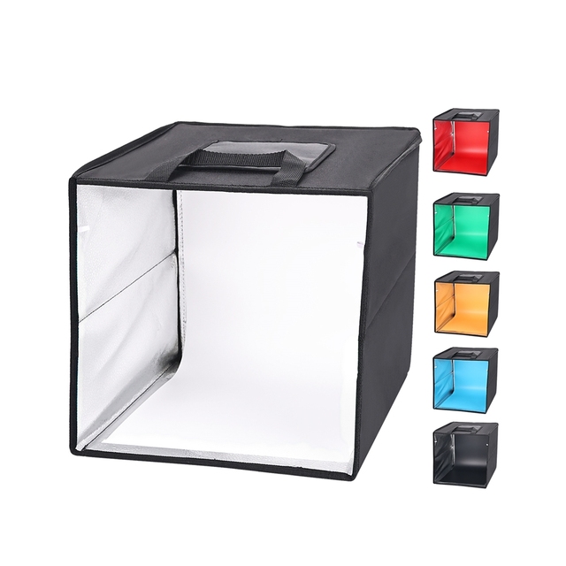 40cm Photo Studio Light Box 6 Color Background Portable Table Top Lightbox Photography Shooting Tent