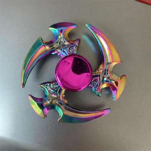 Nuova lega arcobaleno Fingertip giroscopio decompressione a mano filatore in metallo colorato Fidget Spinners giocattoli promozionali - Product Image 2