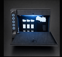 Biometrischer Wandmontierter Handfeuerwaffensafe Schnellzugriff mit Fingerabdruck & PIN-Code Sicherheitsgerät mit LED-Licht für die Aufbewahrung von Handfeuerwaffen zu Hause