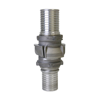 Raccord de tuyau en aluminium/laiton Guillemin/DSP avec bague de blocage, accouplement hélicoïdal