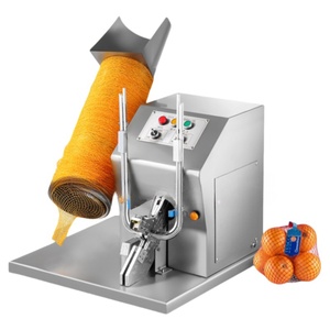 Máquina Eléctrica Automática para Empacar en Bolsas de Malla de Plástico, para Ajo, Cebolla, Jengibre, Patata, Frutas y Verduras, con Motor de Sellado - Product Image 1