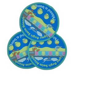 Wholesale Customized Embroidered Lace Patches with Hook & Loop Backing for Hat and Uniform Clothing - Product Image 3