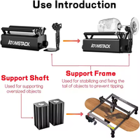 Dispositif de roulement ENJOYBONG R3 Pro 360 pour gravure au laser sur fibre, système de refroidissement par air, plastique, CNC, usage domestique et restaurant