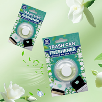 Désodorisant solide pour poubelle, non toxique, longue durée, contrôle des odeurs pendant 60 jours, recharges de désodorisant à la jasmin