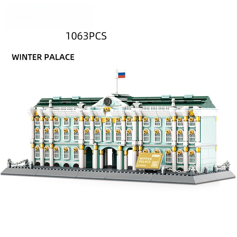 Wange 5244 St. Petersburg Hermitage Model Building Blocks Set