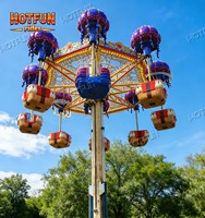 Manège Samba Tower vibrant avec sièges rotatifs pour équipements de divertissement extérieur et projets de parcs commerciaux