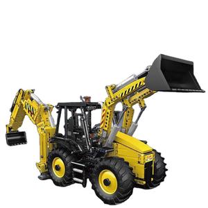 Moule King 17036 2239PCS Ingénierie Série Pelle <span class=keywords><strong>Bulldozer</strong></span> Voiture Bloc de Construction Modèle Technique Éducatif Jouet Festival Cadeau - Product Image 1