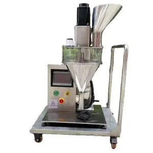 Semi automatic powder filling machine cosmetic chemical powder weighing Manual Dry Sachet Table Top filling equipment