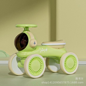 Children's Four Wheeler Balance Bike 1-3 Years Old With Lights And Music Push Operated Toddler Walker - Product Image 2