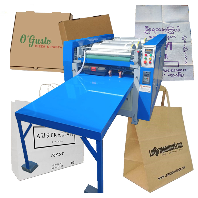 Horizontal Flexo Graphic Non Won Plastic