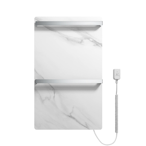 Snow Mountain – plaque de roche blanche en Fiber de carbone, chauffage de la salle de bain, serviette électrique, support de séchage - Product Image 3