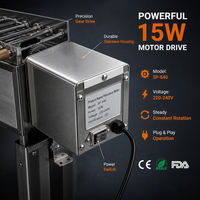 Chariot de rôtissoire synchronisée en acier inoxydable 304 robuste pour 11 brochettes, idéal pour la vente en gros